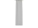 Gardine WIRTH "Chiara" Gr. 8, grau (grau, goldfarben), B:450cm H:175cm, Jacquard, Polyester, Gardinen, Gardine
