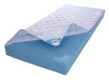 Matratzenauflage RIBECO "Top Cool", weiß, B:80cm L:200cm, Bezug: 100% Polyester, Matratzenzubehör, Matratzenauflage, Mit über 1.000 positiven Kundenbewertungen