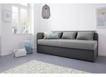 Polsterliege MAINTAL "Diana", grau (grau, anthrazit), B:83cm, Komplettbetten, Polsterliege