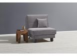 Sessel ELL + ELL "Enny", grau, B:85cm H:90cm T:100cm, 92% Polyester 8% Nylon, Sessel, Sessel