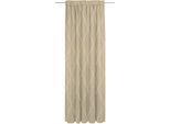Vorhang ADAM "Casket Valdelana Light" Gr. 1, beige, B:142cm H:145cm, Jacquard, Baumwolle, Gardinen, Vorhang, aus 100% Bio-Baumwolle