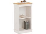Bücherregal OTTO HOME "Indra", gelb (weiß, honig), B:46cm H:82,6cm T:32cm, Massivholz, Regale, Bücherregal, aus massiver Kiefer, in verscheidenen Höhen, mit FSC