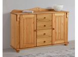 Kommode OTTO HOME "Sideboard, Anrichte, mit 3 Schubladen, 2 Türen", natur, B:130cm H:91cm T:40cm, FSC-zertifiziertes Massivholz, Sideboards, Kommode, aus massiver Kiefer, Breite 130 cm