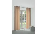 Vorhang WIRTH "Niederau" Gr. 2, rot (apricot), B:132cm H:175cm, Jacquard, Polyacryl, Polyester, Gardinen, Vorhang