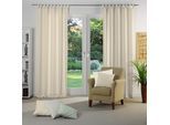 Vorhang WIRTH "Berwick" Gr. 4, gold (goldfarben), B:132cm H:245cm, Jacquard, Baumwolle, Polyester, Gardinen, Vorhang