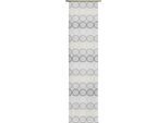Schiebegardine WIRTH "Zirbello" Gr. 3, grau (hellgrau), B:60cm H:225cm, Jacquard, Baumwolle, Polyester, Gardinen, Schiebegardine