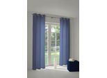 Vorhang ADAM "Uni Collection" Gr. 2, blau (royalblau), B:145cm H:175cm, Jacquard, Baumwolle (Bio-Baumwolle), Gardinen, Vorhang, aus 100% Bio-Baumwolle
