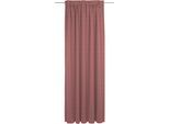 Vorhang ADAM "Graphic Ventus" Gr. 5, rot, B:142cm H:255cm, Jacquard, Baumwolle, Gardinen, Vorhang, aus 100% Bio-Baumwolle