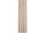 Gardine WIRTH "28066" Gr. 11, orange (terrakotta), B:600cm H:225cm, Polyester, Gardinen, Gardine, Store - Faltenband 1:3