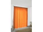 Vorhang WIRTH "Felsted" Gr. 2, orange, B:132cm H:180cm, Jacquard, Polyester, Gardinen, Vorhang