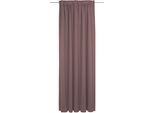 Vorhang ADAM "Uni Collection light", rot (kirschrot), B:142cm H:365cm, Baumwolle (Bio-Baumwolle), Gardinen, Vorhang, aus 100% Bio-Baumwolle