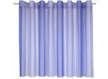 Gardine WIRTH "Eloise" Gr. 17, blau, B:140cm H:245cm, Polyester, Gardinen, Gardine, Store