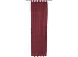Vorhang WIRTH "Trondheim B", rot, B:132cm H:255cm, Polyacryl, Gardinen, Vorhang, nach Maß