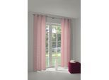 Vorhang ADAM "Uni Collection" Gr. 2, rosa, B:145cm H:175cm, Jacquard, Baumwolle (Bio-Baumwolle), Gardinen, Vorhang, aus 100% Bio-Baumwolle