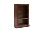 Bücherregal OTTO HOME "Liotta", braun, B:77cm H:120cm T:31cm, Massivholz, Regale, Bücherregal, Mit Sockel und 2 Regalböden