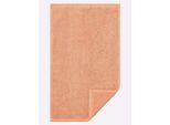 Handtuch WÄSCHEPUR Gr. 5, rot (apricot), B:30cm L:50cm, 100% Baumwolle, Handtücher, Handtuch