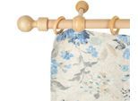Gardinenstange SN DECO GROUP "Giro" Gr. 6, beige (naturfarben), L:240cm, Holzwerkstoff, Gardinenstangen, Gardinenstange, 28 mm, Holz, verschiedene Längen und Farben, Komplettset