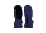 Fäustlinge MAXIMO, Jungen, Gr. 2, blau (navy), Stoff, Kunstfaser, Handschuhe Fäustlinge, mit Reißverschluß, atmungsaktiv, beschichtet, langer Schaft