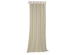 Vorhang WIRTH "Newbury" Gr. 4, grau (taupe), B:130cm H:225cm, Jacquard, Baumwolle, Polyester, Gardinen, Vorhang