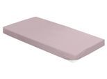Spannbettlaken IRISETTE "Porto 20", rosa, B:100cm L:200cm, Jersey, Obermaterial: 95% Baumwolle, 5% Elasthan, Bettlaken, Spannbettlaken, besonders elastisch