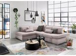 Ecksofa "SO 4100 mit komfortablen Federkern und Kopfteilverstellung", grau (steelgrau 38), B:291cm H:80cm T:226cm, SET ONE BY MUSTERRING, Sofas, Ecksofa, wahlweise mit Bettfunktion und Sitztiefenverstellung, L-Form