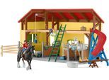 Spielwelt SCHLEICH "FARM WORLD, Pferdestall (42485)", bunt, Spielfigurenwelten, Kinder, Kunststoff, Spielwelt