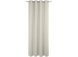 Vorhang WIRTH "Sunday", beige, B:142cm H:165cm, Jacquard, Baumwolle, Polyester, Gardinen, Vorhang, nach Maß