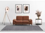 2-Sitzer SIT & MORE "Cabana", rosa (kupfer), B:191cm H:84cm T:123cm, 95% Polyester, 5% Polyamid, Sofas, 2-Sitzer, Breite 191 cm, wahlweise mit Sitztiefen- und Kopfteilfunktion