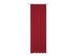 Vorhang WIRTH "Dim out", rot, B:142cm H:205cm, Polyester, Gardinen, Vorhang, nach Maß