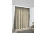 Vorhang WIRTH "Torbole" Gr. 4, braun (mittelbraun), B:132cm H:225cm, Jacquard, Baumwolle, Polyester, Gardinen, Vorhang