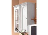 Hängevitrine OTTO HOME "Cubrix, wahlweise mit oder ohne Glastür", weiß, B:35cm H:85cm T:28cm, Massivholz, Schränke, Hängevitrine, aus schönem massivem Kiefernholz, Breite 35 cm, Höhe 85 cm