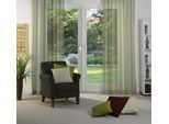 Vorhang WIRTH "Sunday", grün (oliv), B:142cm H:195cm, Jacquard, Baumwolle, Polyester, Gardinen, Vorhang, nach Maß
