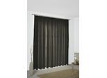 Vorhang WIRTH "Sepino" Gr. 2, braun, B:132cm H:175cm, Jacquard, Baumwolle, Polyester, Gardinen, Vorhang
