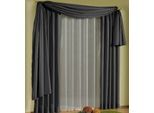 Freihanddeko WIRTH "Daria" Gr. 1, schwarz, B:135cm H:300cm, Polyester, Gardinen, Freihanddeko