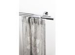Gardinenstange GARESA "EASY", grau (chromfarben), B:65cm L:230cm Ø:20mm, Aluminium, Gardinenstangen, Gardinenstange