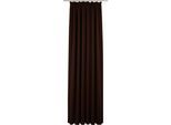 Vorhang WIRTH "Newbury" Gr. 4, braun, B:130cm H:225cm, Jacquard, Baumwolle, Polyester, Gardinen, Vorhang