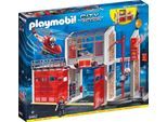 Konstruktions-Spielset PLAYMOBIL "Große Feuerwache (9462), My Action Heroes", bunt, Spielbausteine, Kinder, Kunststoff, Konstruktions-Spielset, Made in Germany