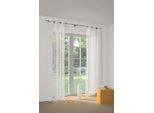 Gardine WIRTH "7227" Gr. 6, orange, B:300cm H:145cm, Polyester, Gardinen, Gardine, Store