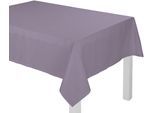 Tischdecke ADAM "Uni Collection Light" Gr. 2, lila, B:120cm L:120cm, Bio-Baumwolle, Tischdecken, Tischdecke, aus 100% Bio-Baumwolle