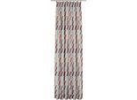 Vorhang WIRTH "Bray" Gr. 1, orange (terrakotta), B:132cm H:145cm, Jacquard, Baumwolle, Polyester, Gardinen, Vorhang