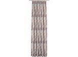 Vorhang WIRTH "Bray" Gr. 2, orange (terrakotta), B:132cm H:175cm, Jacquard, Baumwolle, Polyester, Gardinen, Vorhang