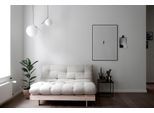 Daybett KARUP DESIGN "Roots Sofa Bed, Schlafsofa, Daybett, Bettfunktion, FSC-Massivholz", blau (petrol blau), B:140cm H:85cm, Daybetten, Daybett, Inkl. Futonmatratze. Mehrere Größen & Farben, Made in Europe