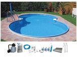 Achtformpool MY POOL BWT "BRISBANE 2", weiß, B:320cm H:150cm L:525cm, Schwimmbecken, Achtformpool, in verschiedenen Größen erhältlich