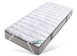 Matratzenauflage FAN "TENCEL™", weiß, B:90cm H:0,5cm L:200cm, Bezug: 100% Baumwolle, Matratzenzubehör, Matratzenauflage, Hervorragender Feuchtigkeitstransport, Topseller