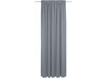 Vorhang ADAM "Uni Collection light", blau (königsblau), B:142cm H:195cm, Baumwolle (Bio-Baumwolle), Gardinen, Vorhang, aus 100% Bio-Baumwolle