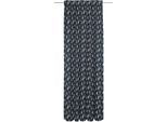 Vorhang ADAM "Space" Gr. 1, blau (dunkelblau), B:142cm H:145cm, Jacquard, Baumwolle, Gardinen, Vorhang, aus 100% Bio-Baumwolle