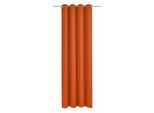 Vorhang WIRTH "Dim out" Gr. 3, orange (terra), B:145cm H:220cm, Polyester, Gardinen, Vorhang