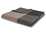 Wolldecke BIEDERLACK "Wolldecke Merino", frame mokka, B:150cm L:200cm, Wolle, Wohndecken, Wolldecke, mit 100% Merinowolle