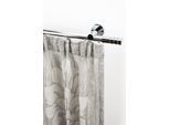 Gardinenstange GARESA "EASY", grau (chromfarben), B:65cm L:240cm Ø:20mm, Aluminium, Gardinenstangen, Gardinenstange