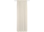 Vorhang ADAM "Urban Cactus" Gr. 1, beige (natur), B:142cm H:145cm, Jacquard, Baumwolle, Gardinen, Vorhang, aus 100% Bio-Baumwolle